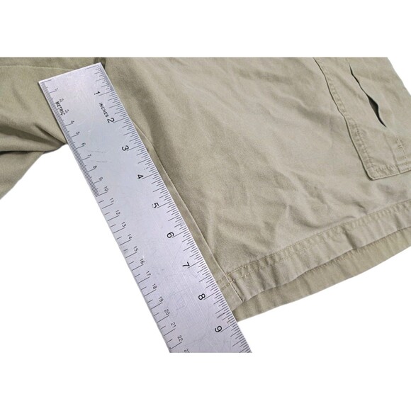 LL Bean Tropic Weight Cargo Shorts Khaki Men's Size 36 Safari Trail Hiking Tan - Picture 9 of 9
